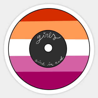 LGBT Lesbian vynil - VIOLET Sticker
